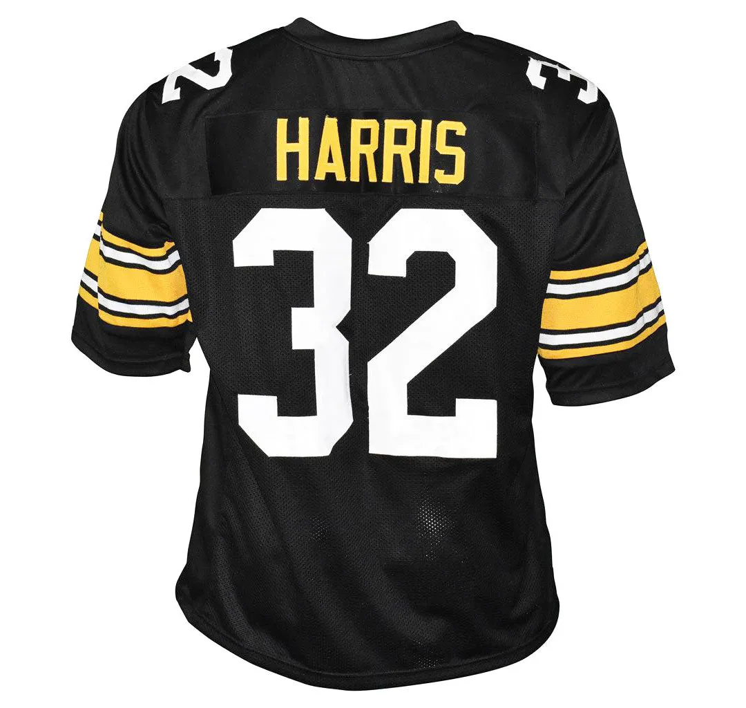 Franco Harris Unsigned Pittsburgh Black Football Jersey