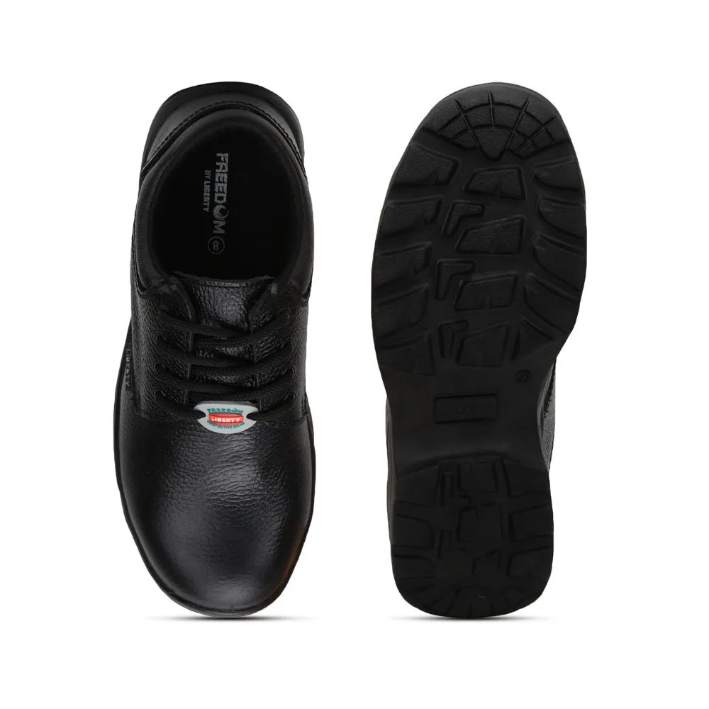 Freedom Casual (Black) Safety Derby Steel Toe Shoes SHAKTI01 By Liberty