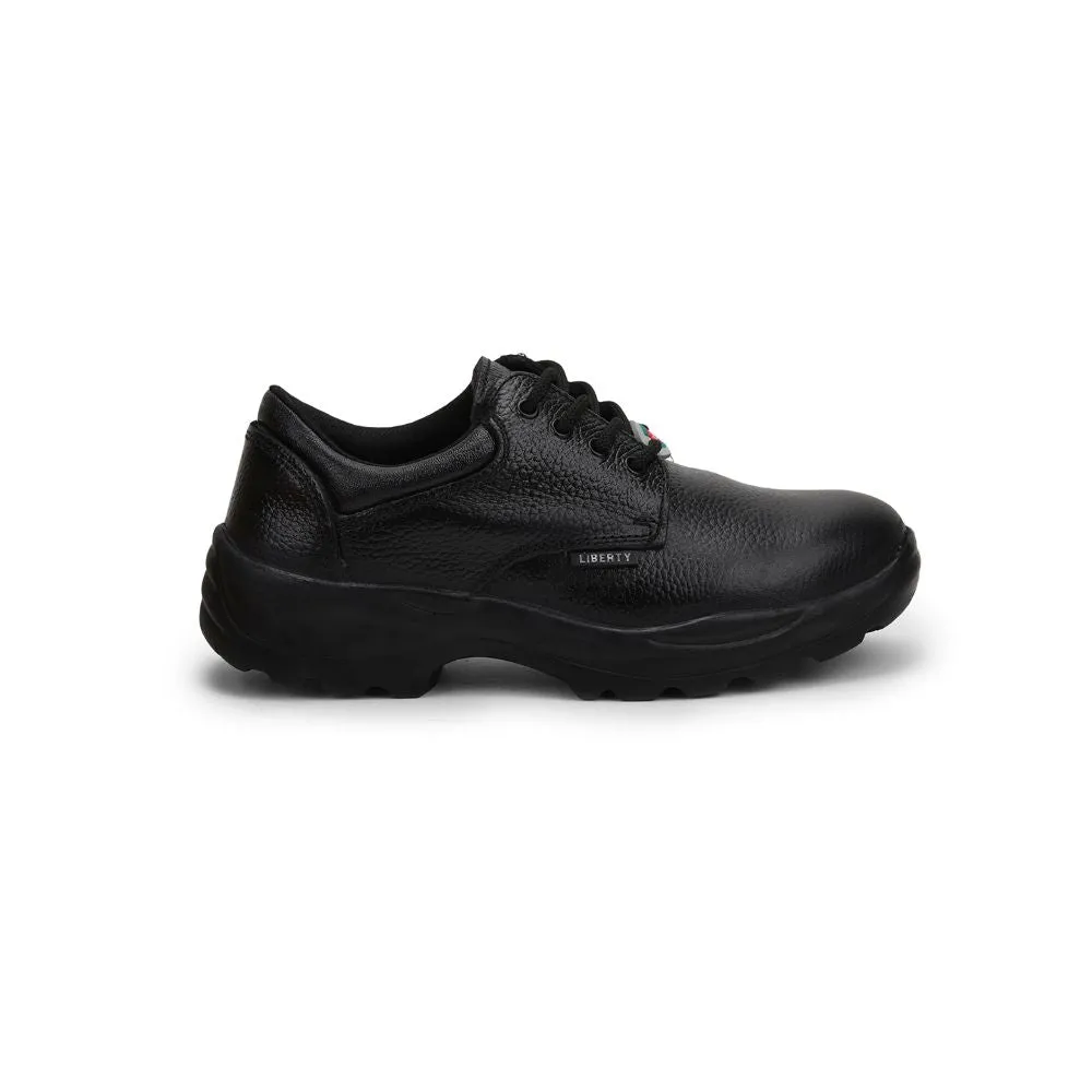 Freedom Casual (Black) Safety Derby Steel Toe Shoes SHAKTI01 By Liberty