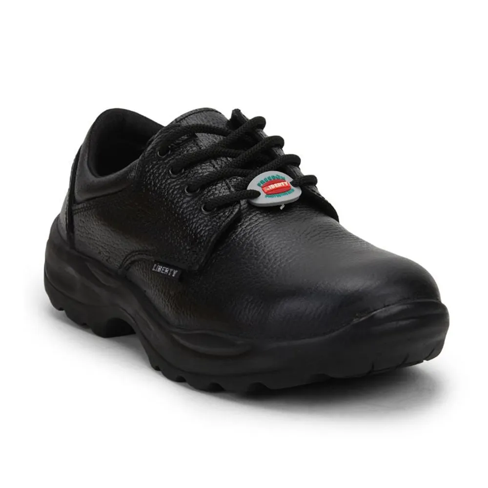 Freedom Casual (Black) Safety Derby Steel Toe Shoes SHAKTI01 By Liberty