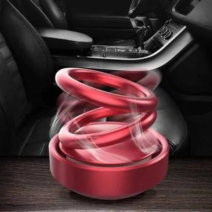 G.FIDEL Car Air Freshener Solar Alloy Rotating Pressure Reduction Car Accessories Car Perfume Diffuser Seat Aromatherapy Air Purifier