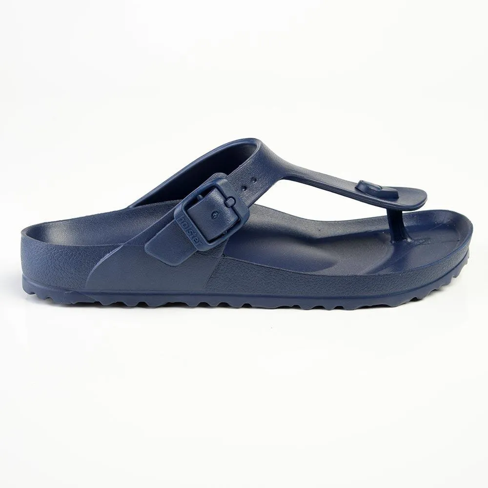 Holster Coastal Thong With Buckle Sandals - Midnight Blue
