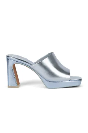 Jeffrey Campbell Caviar In Light Blue Metallic