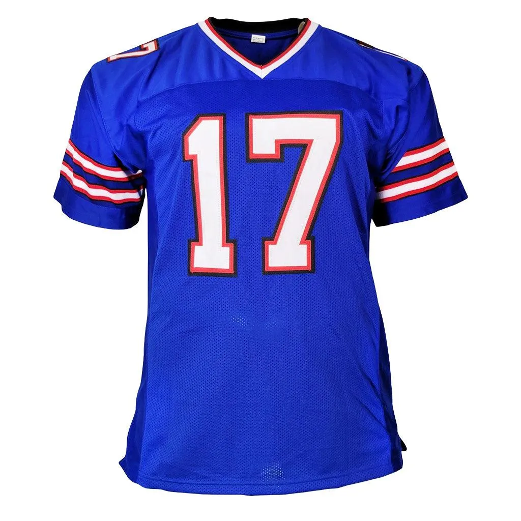 Josh Allen Unsigned Buffalo Blue Football Jersey