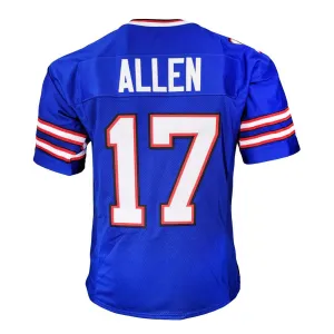 Josh Allen Unsigned Buffalo Blue Football Jersey
