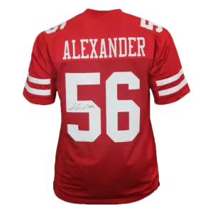 Kwon Alexander Autographed Pro Style Football Jersey Red JSA