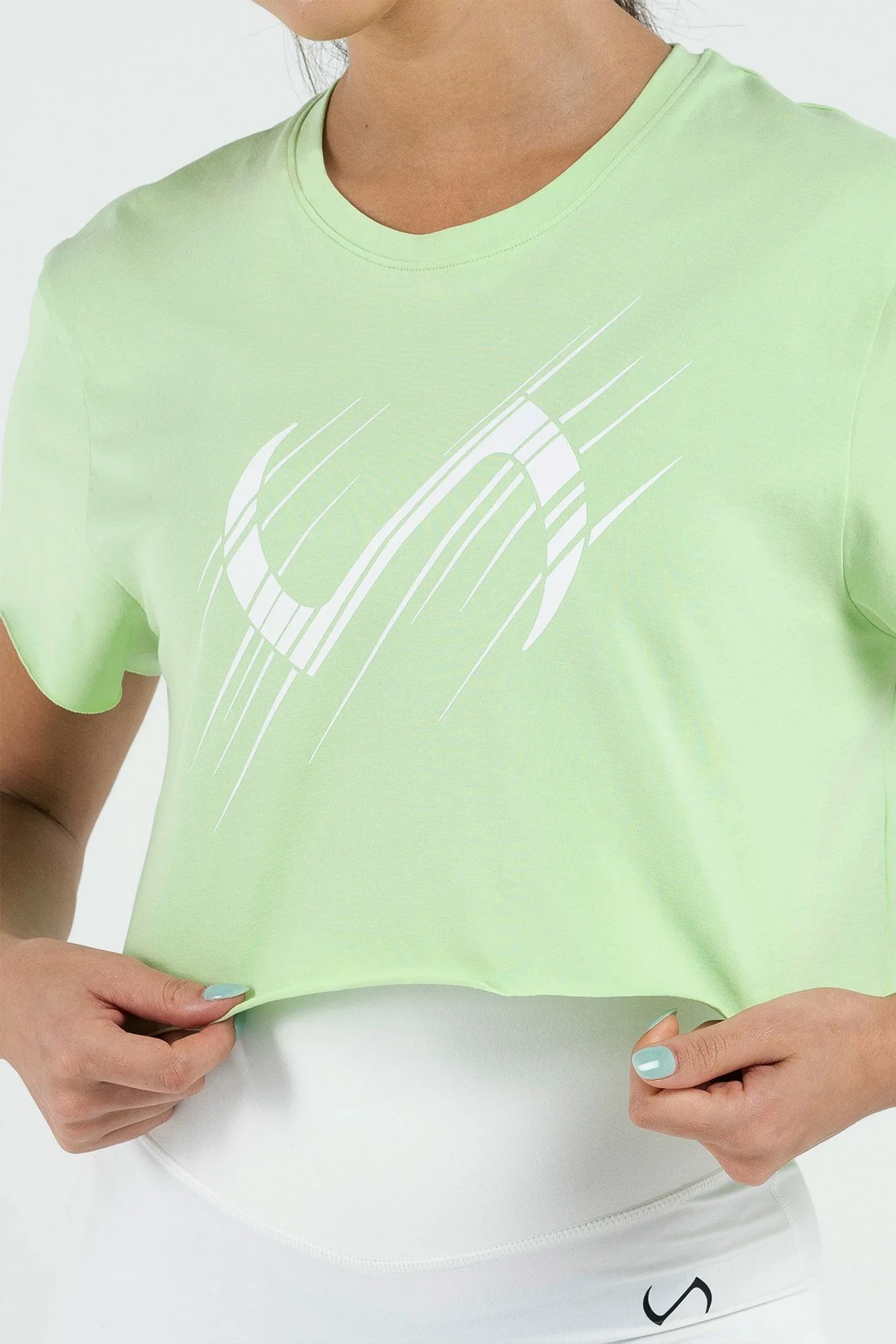 Lift Oversized Gym Crop Tee