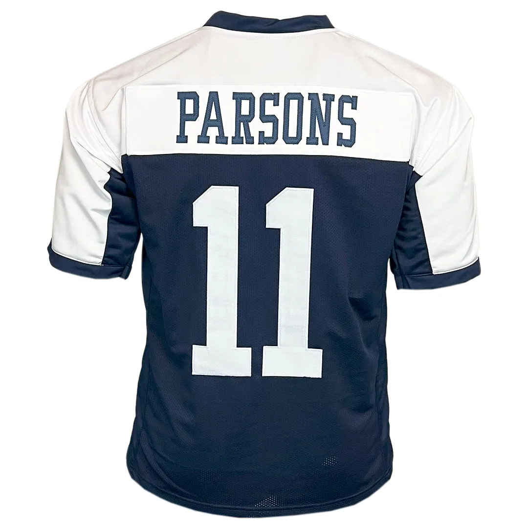 Micah Parsons Unsigned Dallas Thanksgiving Football Jersey