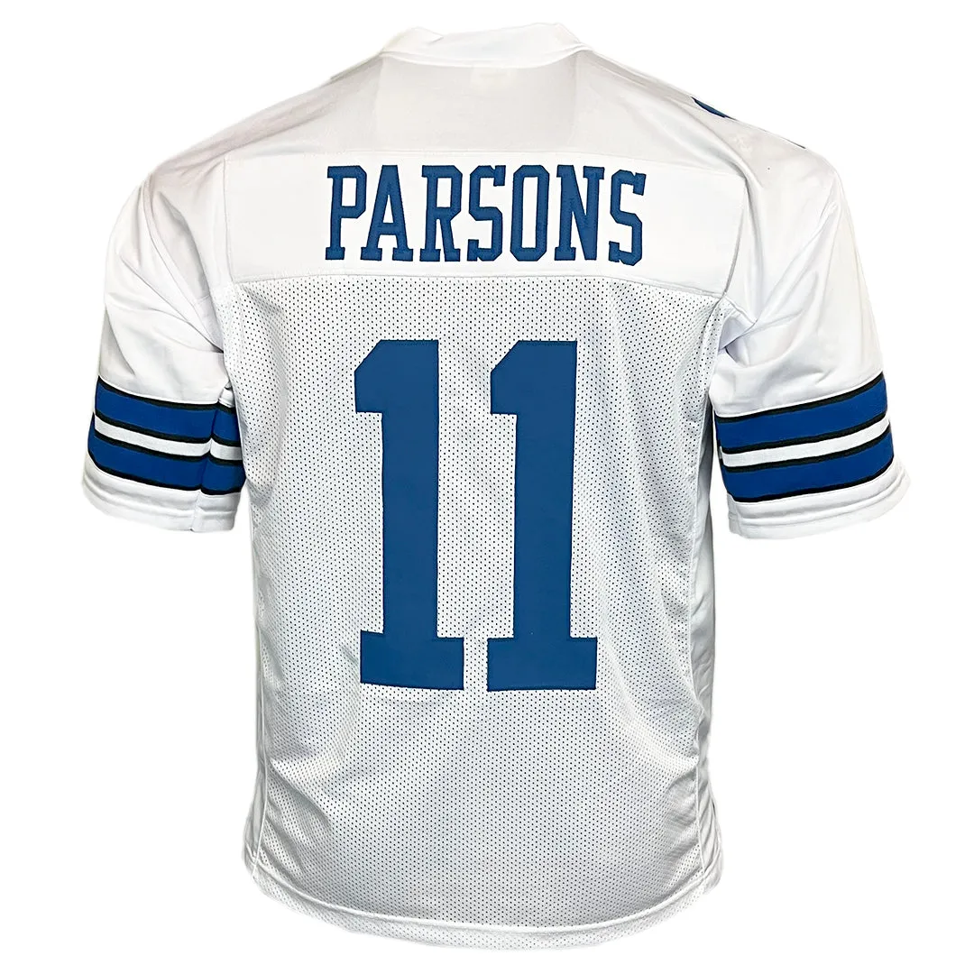 Micah Parsons Unsigned Dallas White Football Jersey
