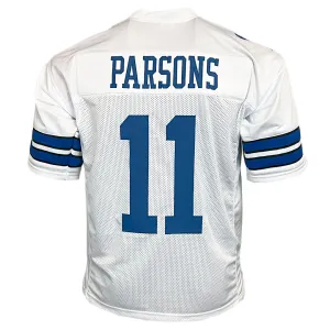 Micah Parsons Unsigned Dallas White Football Jersey