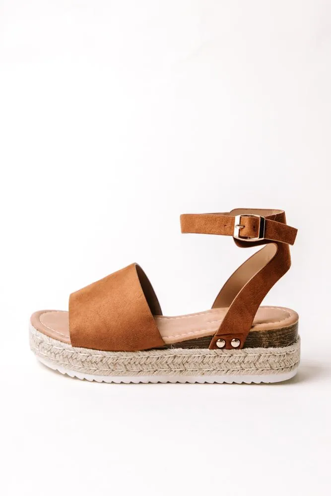 Miranda Espadrille Sandal in Tan