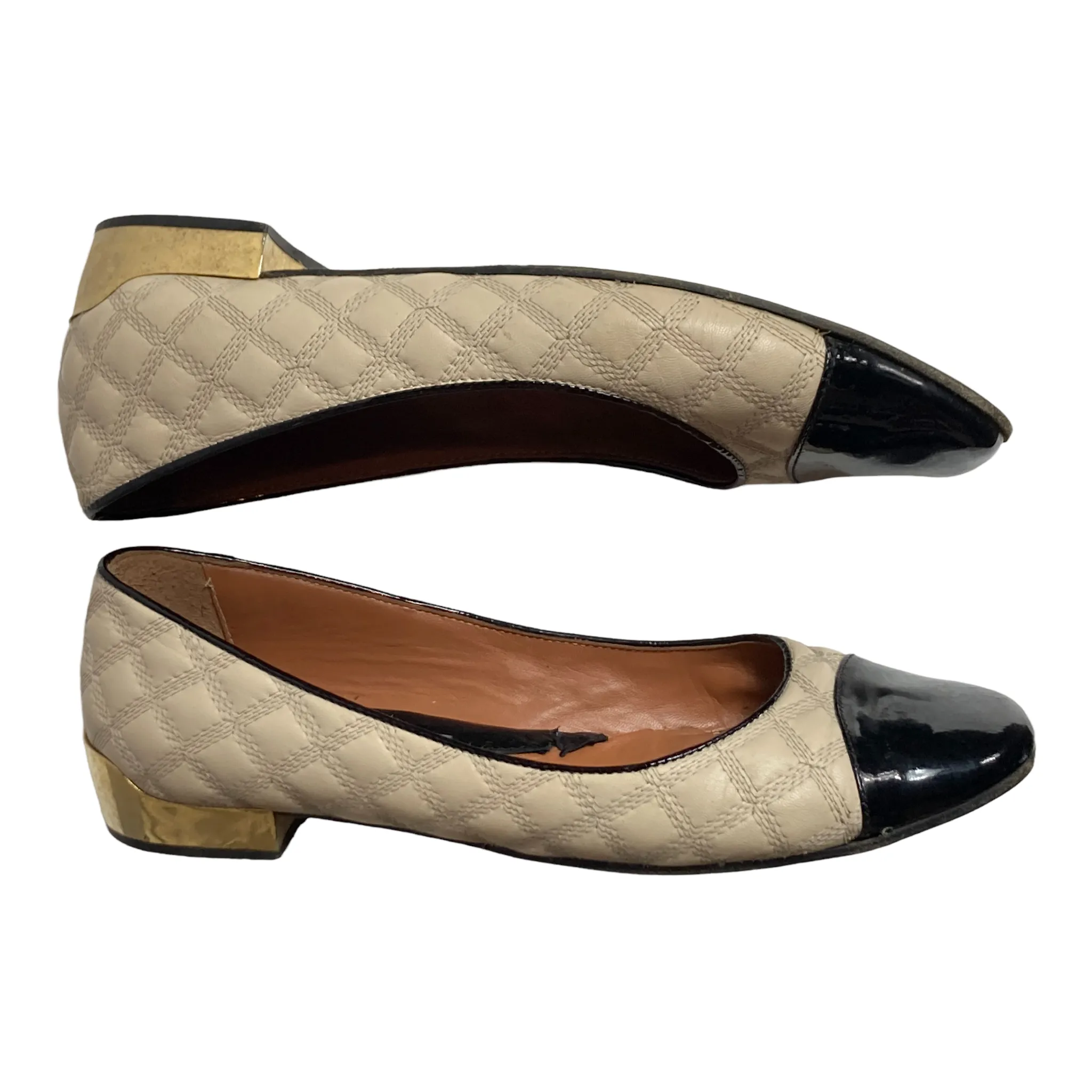 Napoleoni Quilted Flats Size 41