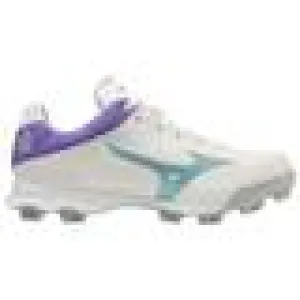 New Mizuno Wave Finch LightRevo Jr. Softball Cleats White Size 3