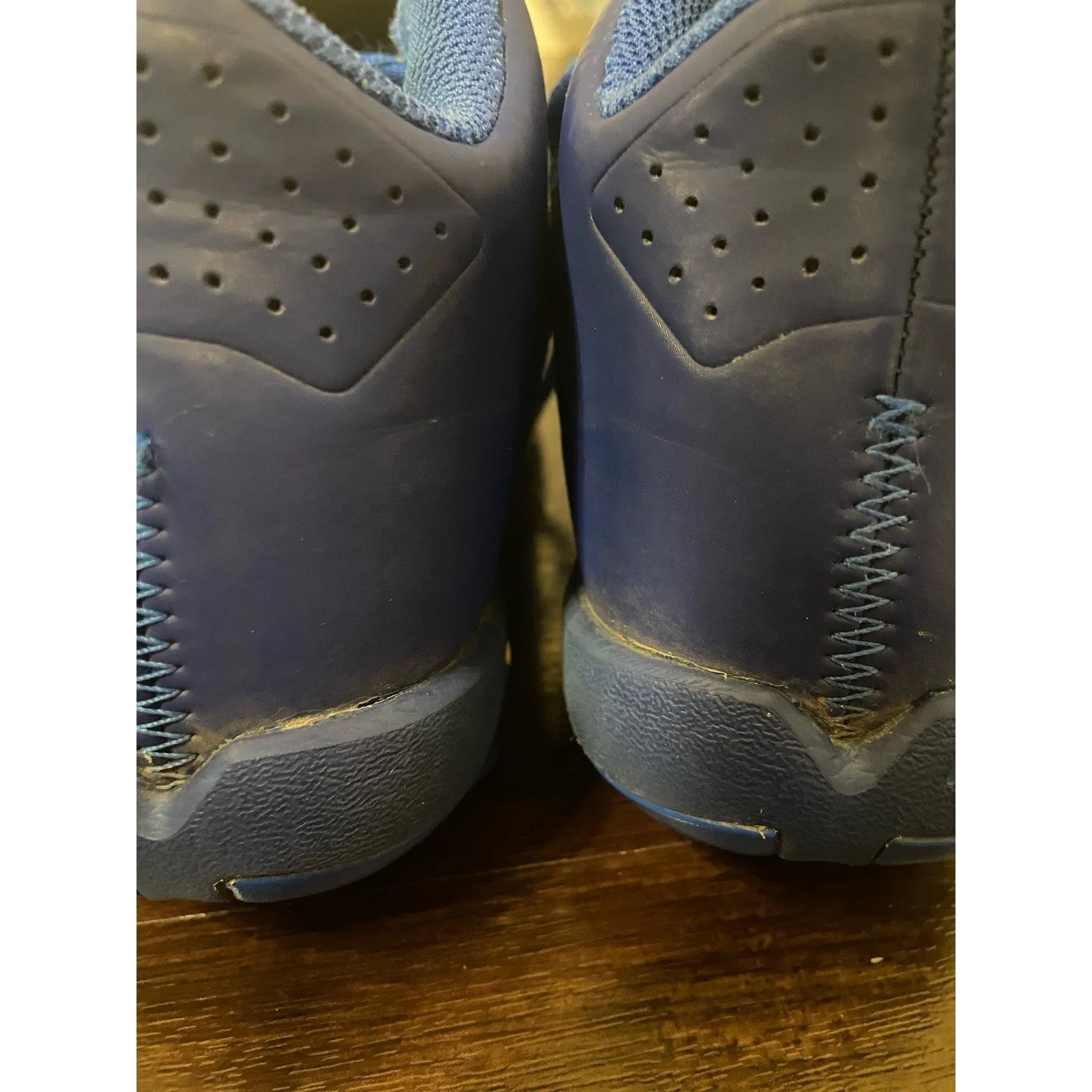 Nike Youth Boys Baseball Football Cleats Blue Size 5