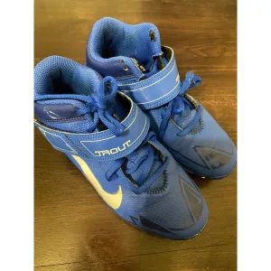 Nike Youth Boys Baseball Football Cleats Blue Size 5