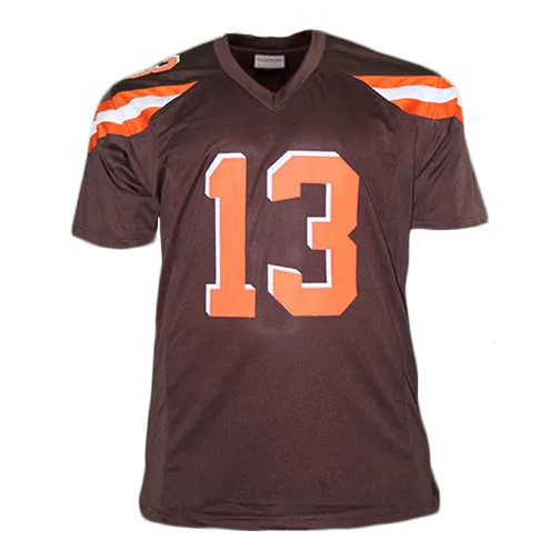 Odell Beckham Jr Autographed Cleveland Custom Football Jersey Brown JSA