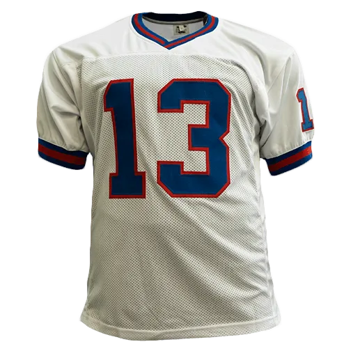 Odell Beckham Jr New York Giants Autographed Football Jersey Color Rush (JSA)