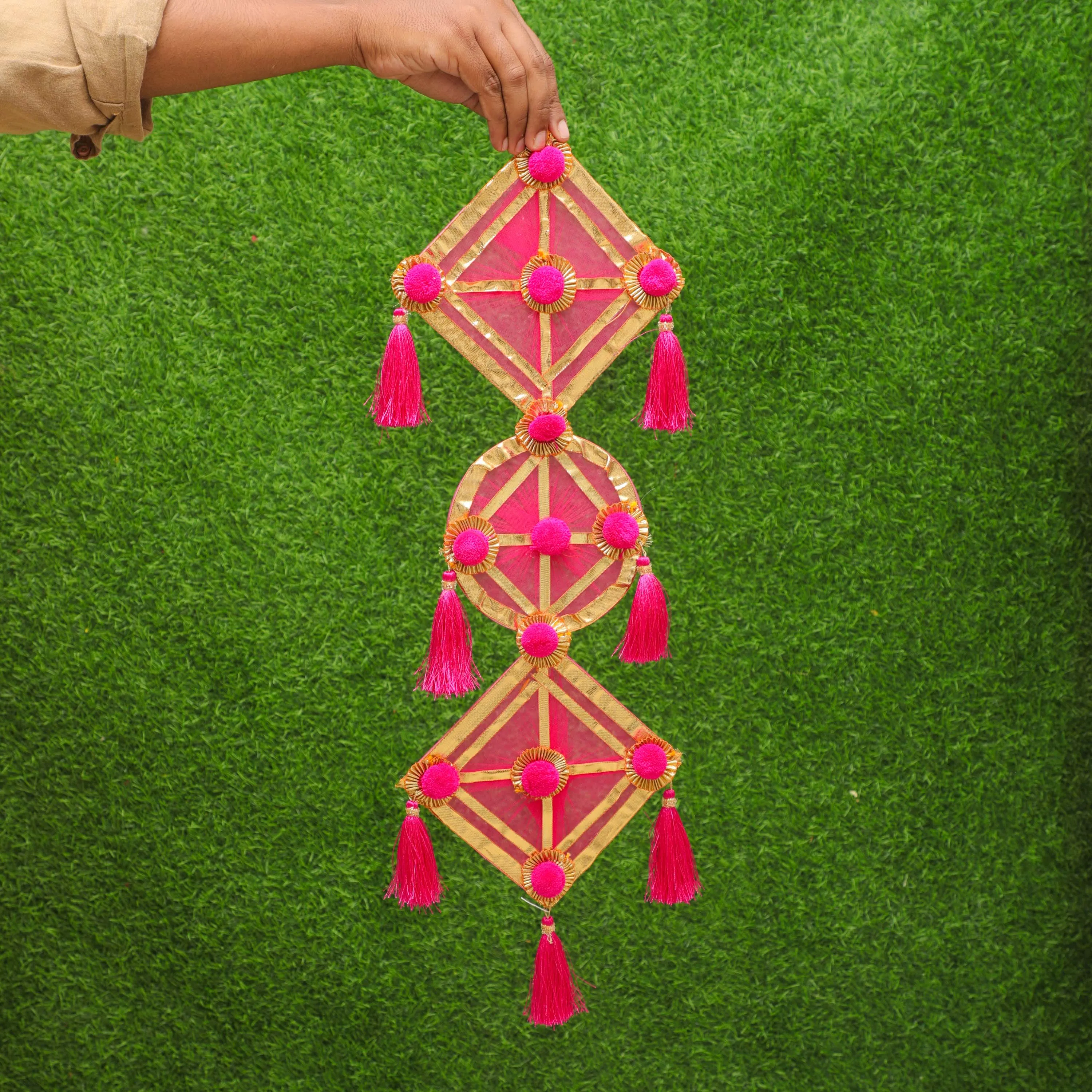 Pink Kite Net Hanging