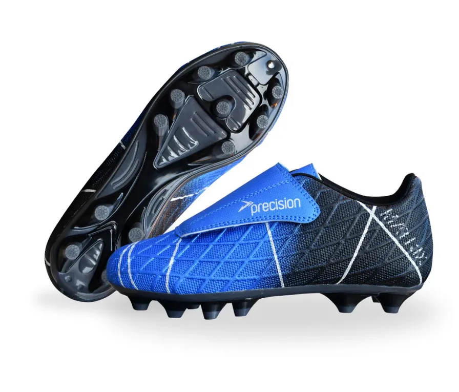 Precision Junior Matrix Football Boot Blue/Black/Silver