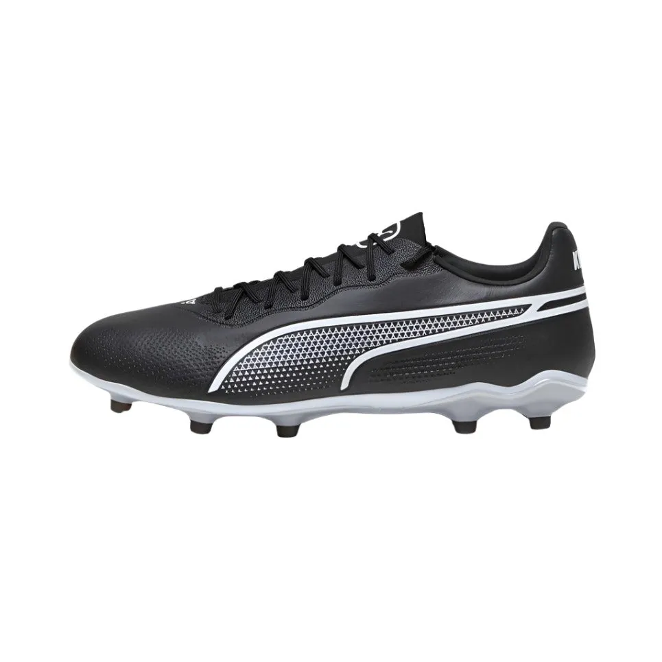 Puma Mens King Pro FG/AG Football Boots Black/White