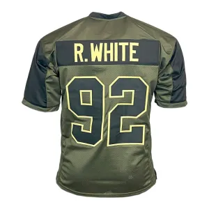 Reggie White Unsigned Salute to Service Football Jersey