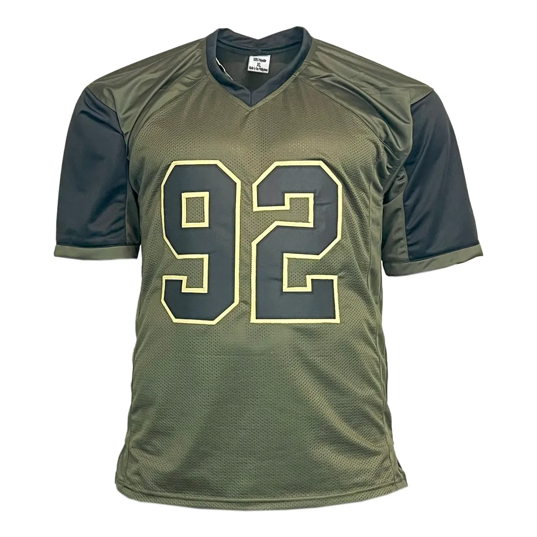 Reggie White Unsigned Salute to Service Football Jersey