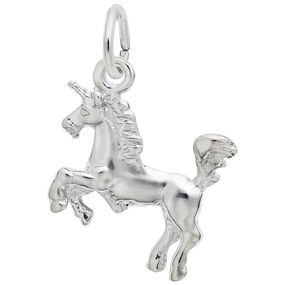 Rembrandt Charms - Small Unicorn Charm - 5541