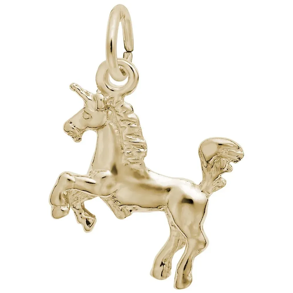 Rembrandt Charms - Small Unicorn Charm - 5541