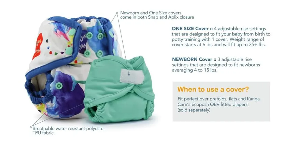 Retro Super - Newborn Flats Cloth Diaper Bundle