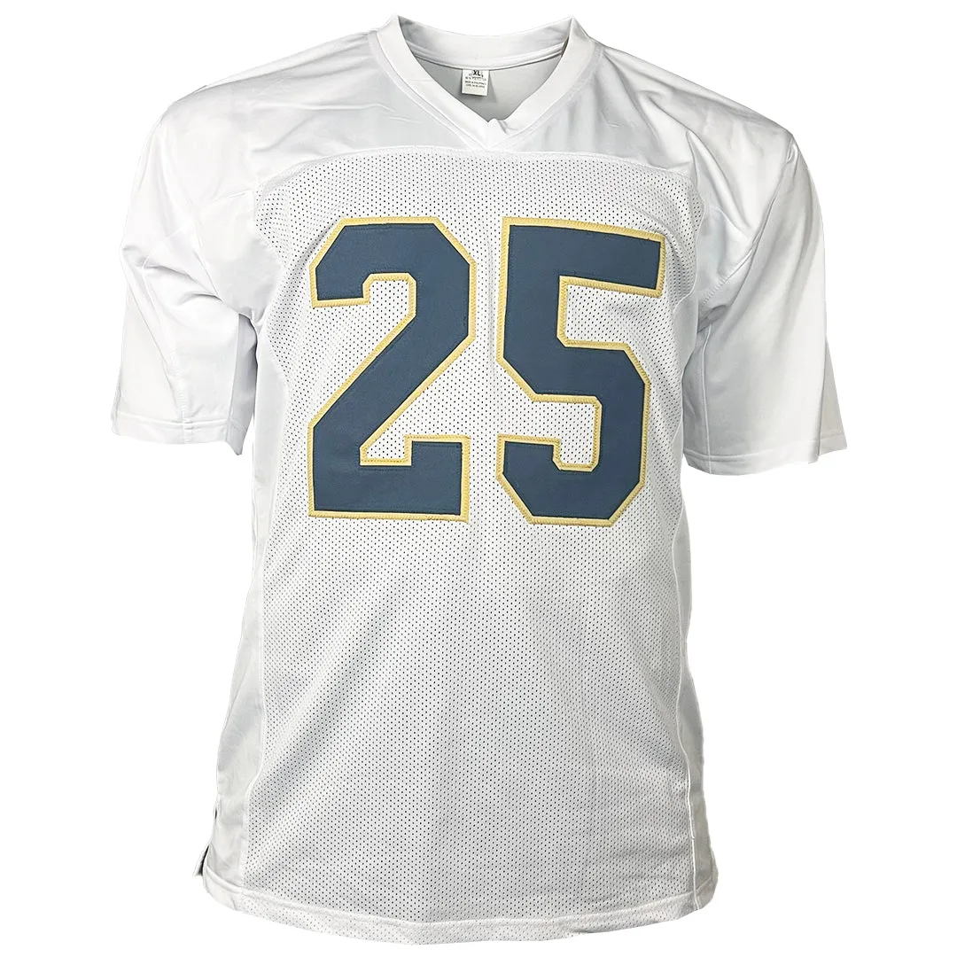 Rocket Ismail Notre Dame Autographed Football Jersey White (JSA)