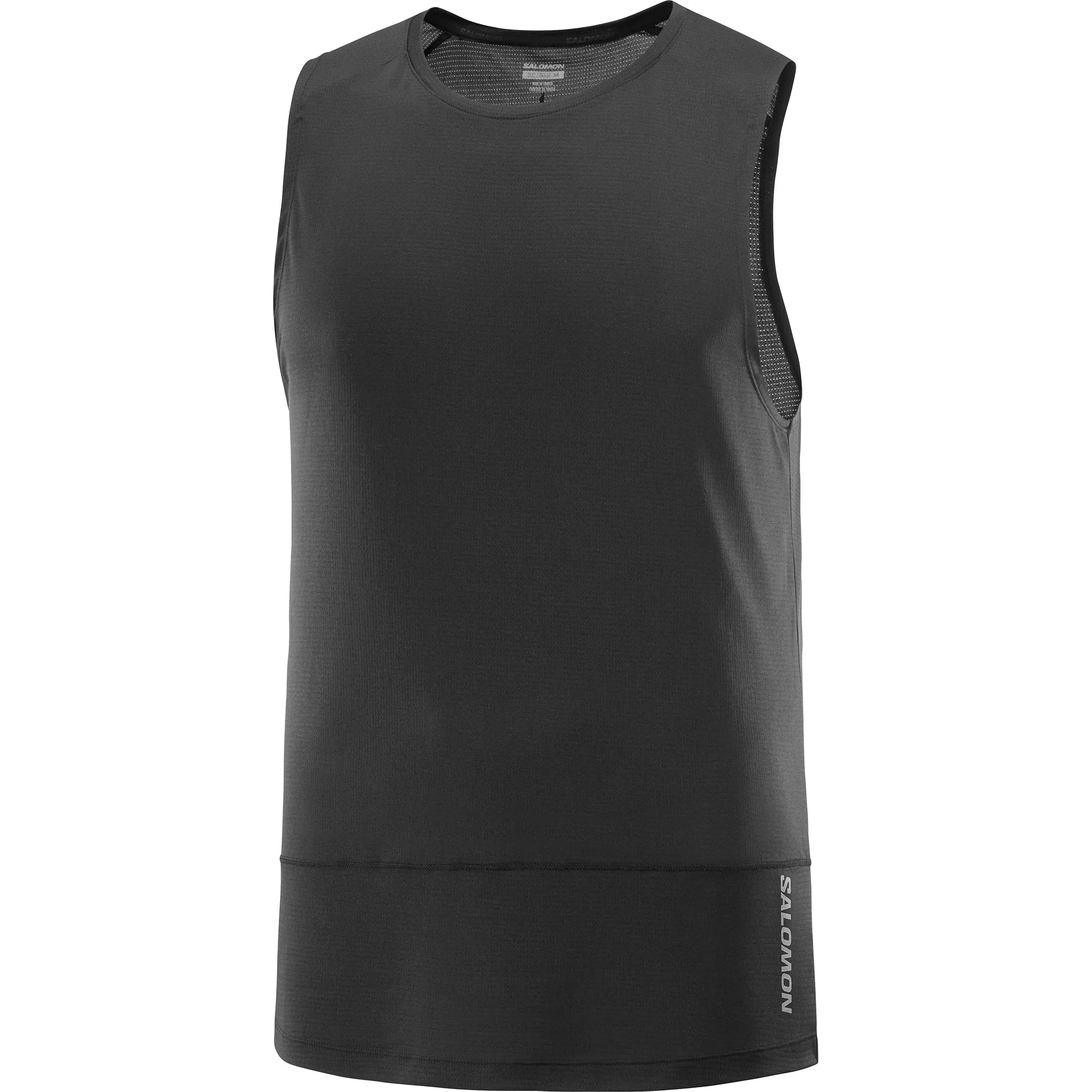 Salomon Men&#x27;s Cross Run Tank Top Deep Black | Buy Salomon Men&#x27;s Cross Run Tank Top Deep Black here | Outnorth