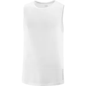 Salomon Men&#x27;s Cross Run Tank Top White | Buy Salomon Men&#x27;s Cross Run Tank Top White here | Outnorth