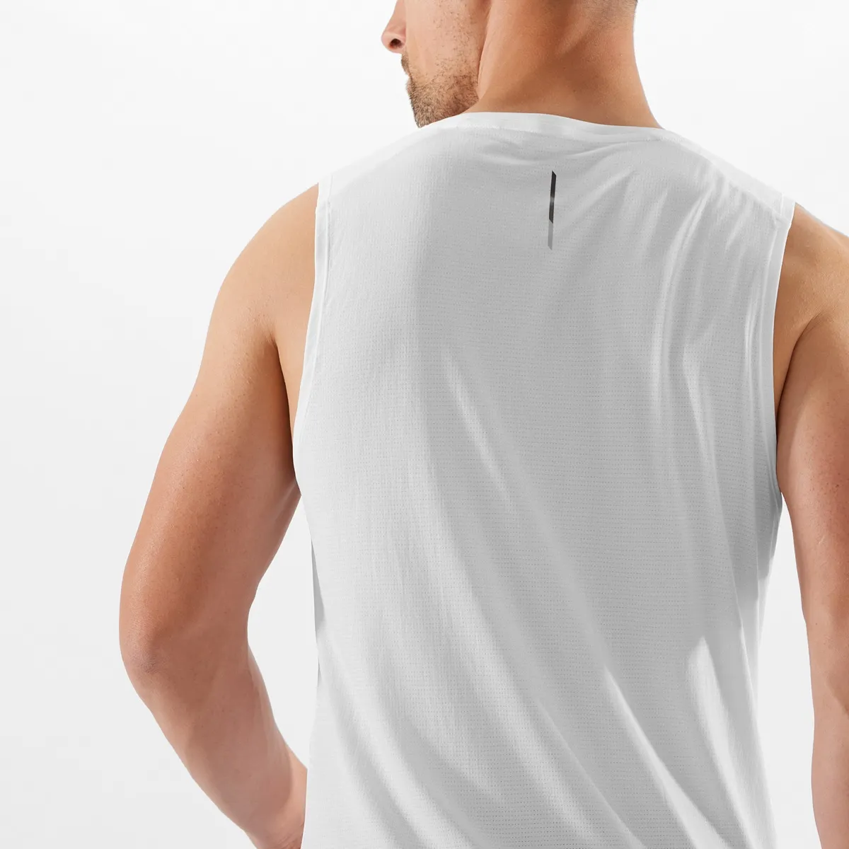 Salomon Men&#x27;s Cross Run Tank Top White | Buy Salomon Men&#x27;s Cross Run Tank Top White here | Outnorth