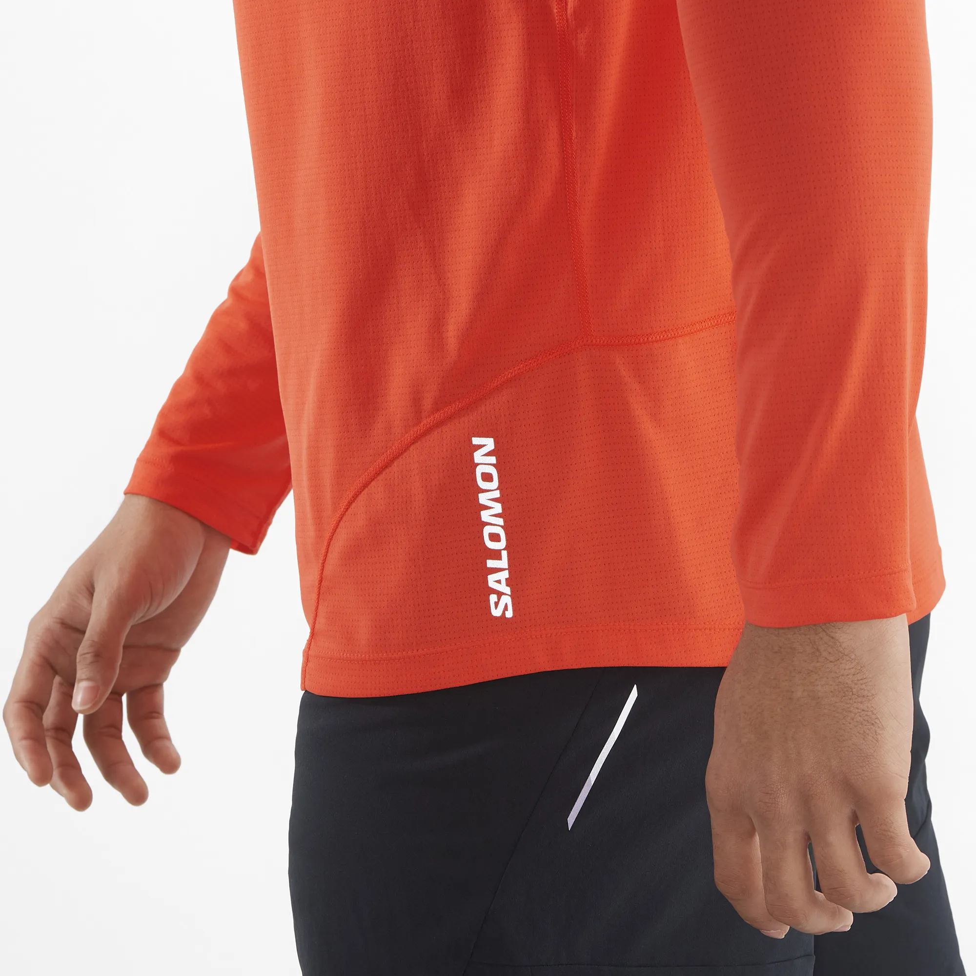 Salomon Men&#x27;s Cross Run Top Cherry Tomato | Buy Salomon Men&#x27;s Cross Run Top Cherry Tomato here | Outnorth