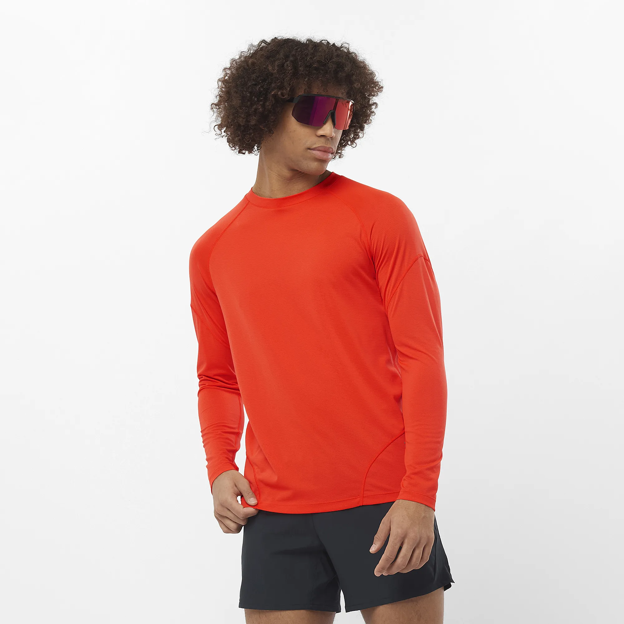 Salomon Men&#x27;s Cross Run Top Cherry Tomato | Buy Salomon Men&#x27;s Cross Run Top Cherry Tomato here | Outnorth