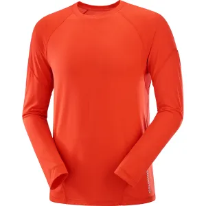 Salomon Men&#x27;s Cross Run Top Cherry Tomato | Buy Salomon Men&#x27;s Cross Run Top Cherry Tomato here | Outnorth