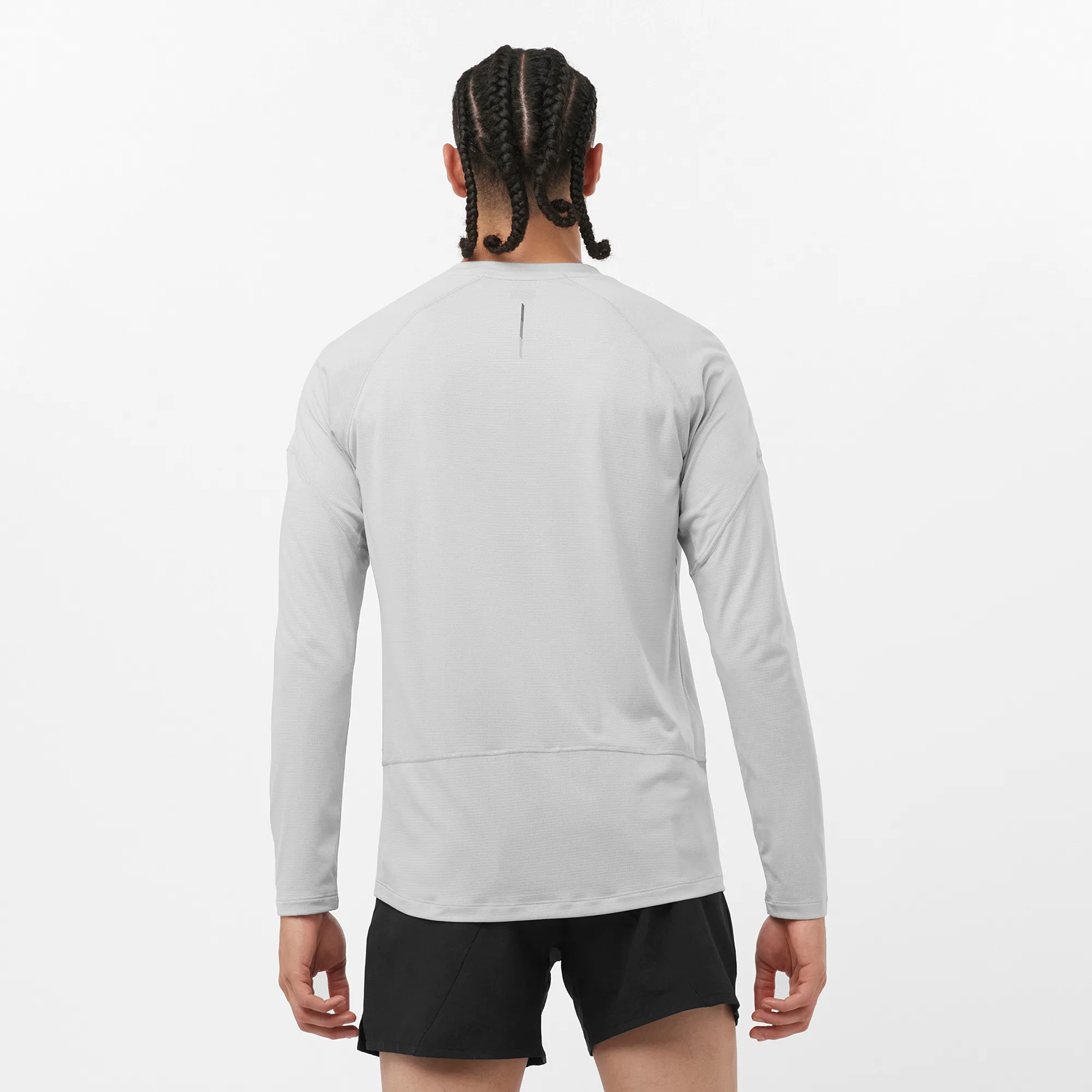 Salomon Men&#x27;s Cross Run Top Gray Violet | Buy Salomon Men&#x27;s Cross Run Top Gray Violet here | Outnorth