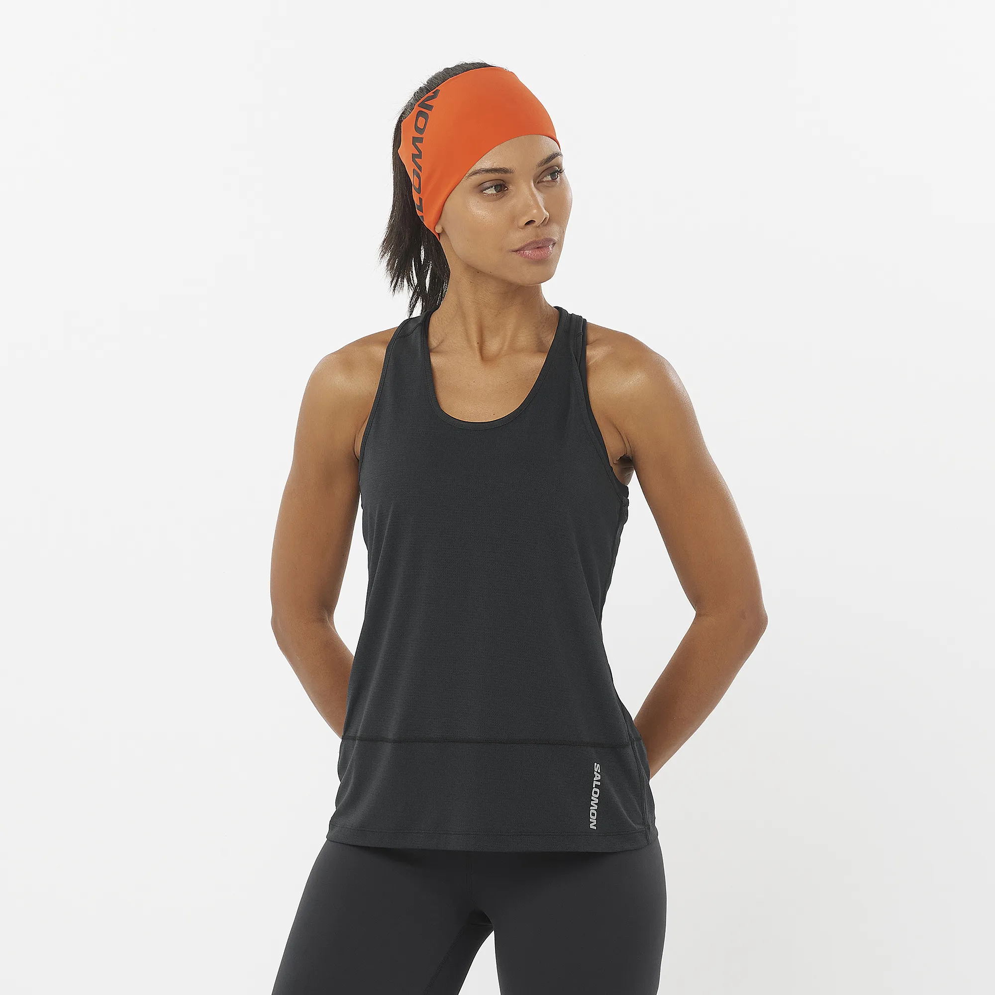 Salomon Women&#x27;s Cross Run Tank Top Deep Black | Buy Salomon Women&#x27;s Cross Run Tank Top Deep Black here | Outnorth
