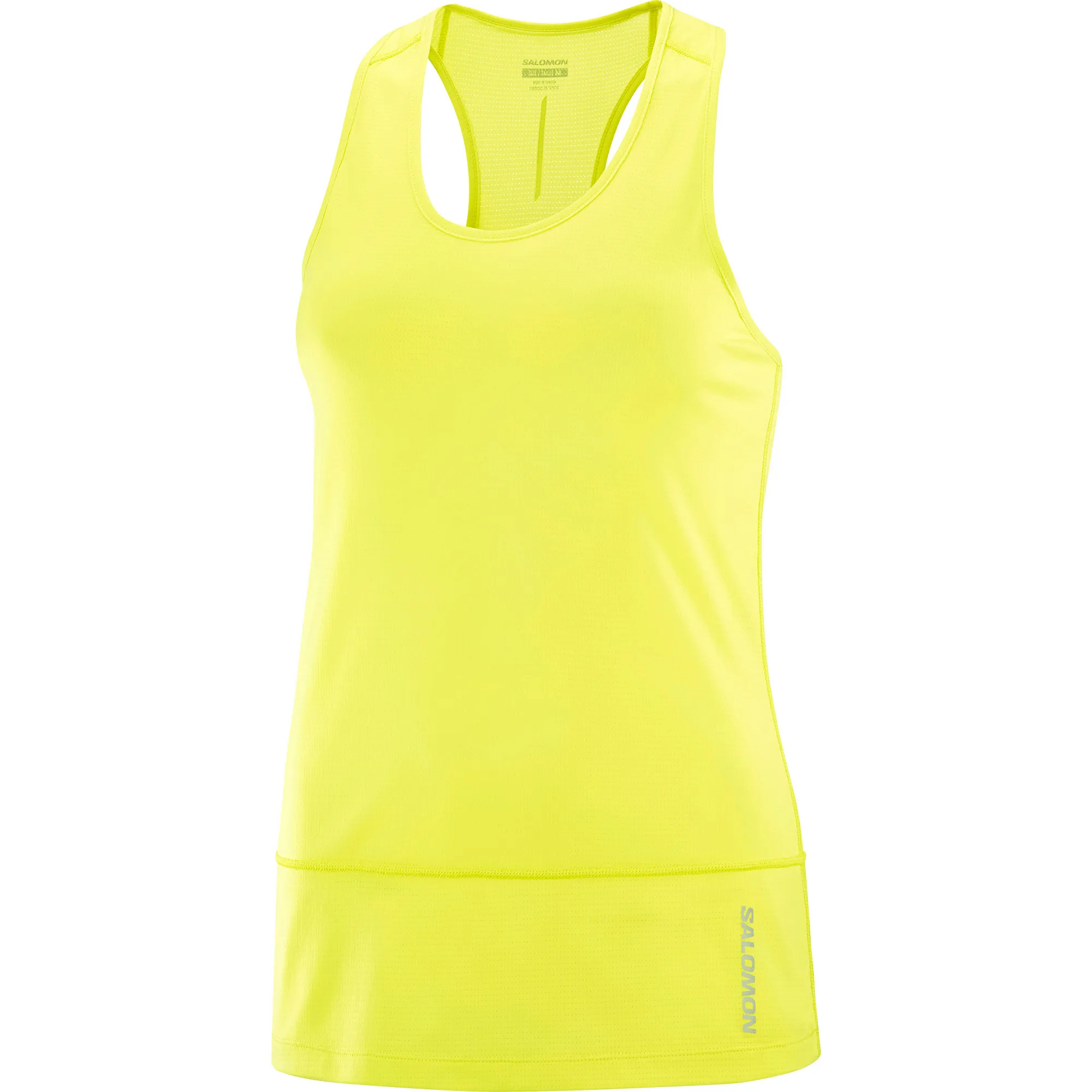 Salomon Women&#x27;s Cross Run Tank Top Sulphur Spring | Buy Salomon Women&#x27;s Cross Run Tank Top Sulphur Spring here | Outnorth