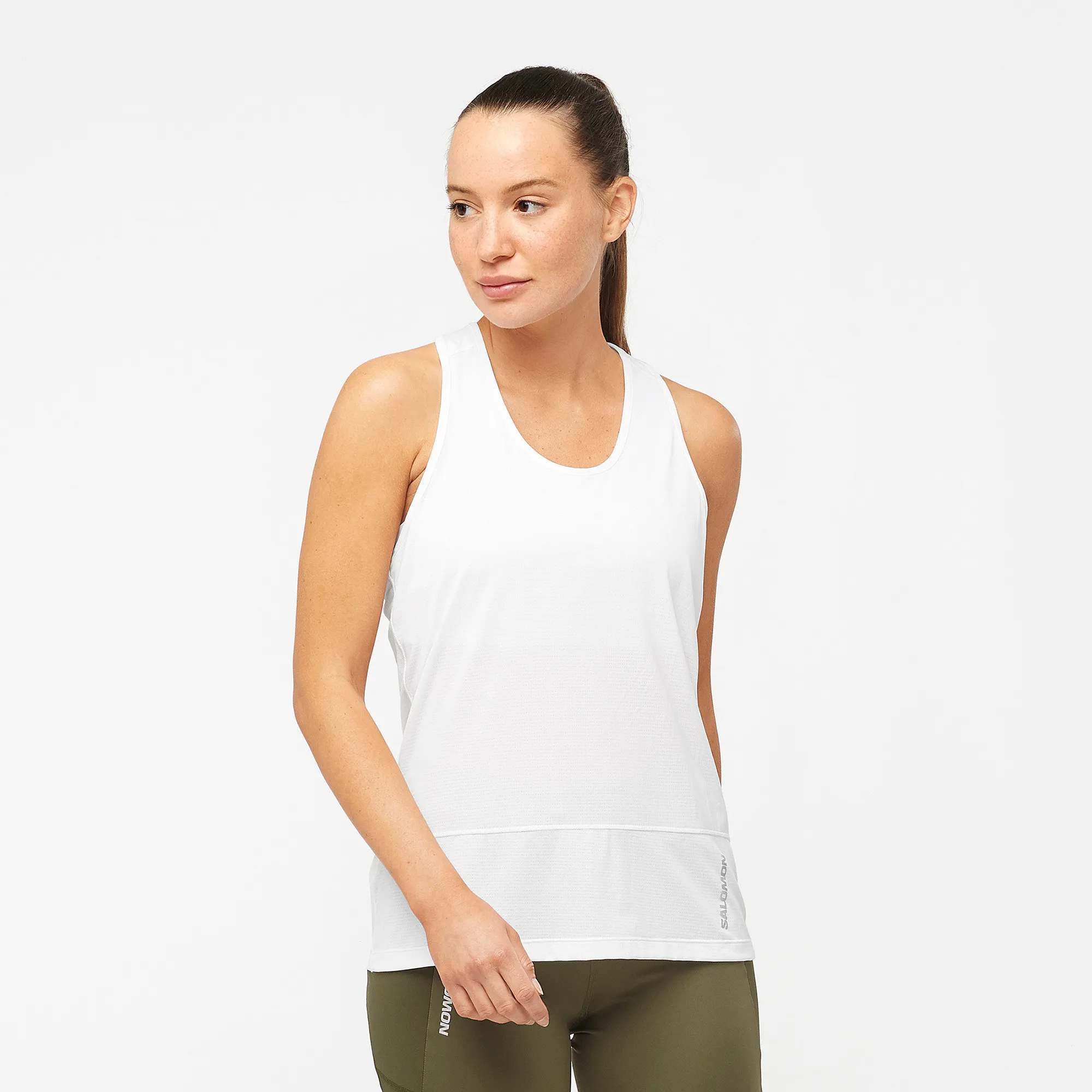 Salomon Women&#x27;s Cross Run Tank Top White | Buy Salomon Women&#x27;s Cross Run Tank Top White here | Outnorth