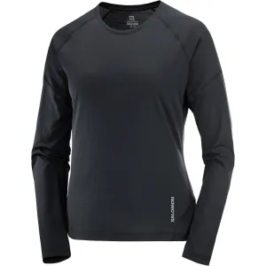 Salomon Women&#x27;s Cross Run Top Deep Black | Buy Salomon Women&#x27;s Cross Run Top Deep Black here | Outnorth