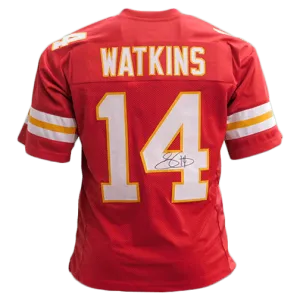 Sammy Watkins Autographed Pro Style Red Football Jersey (Beckett)