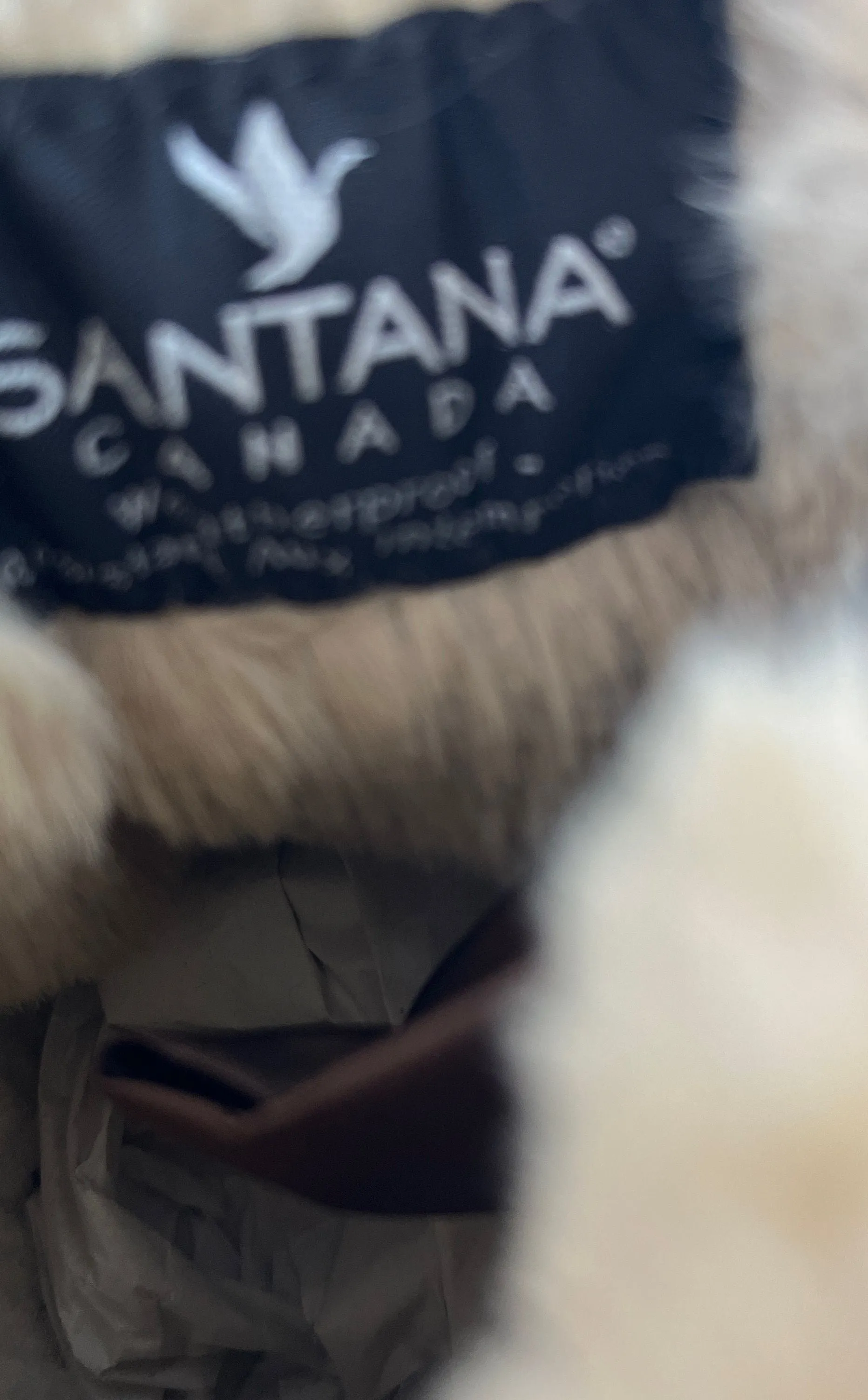 Santana Women's tan Canada Misa Faux Fur Lined Waterproof Hiking Boots Size 9