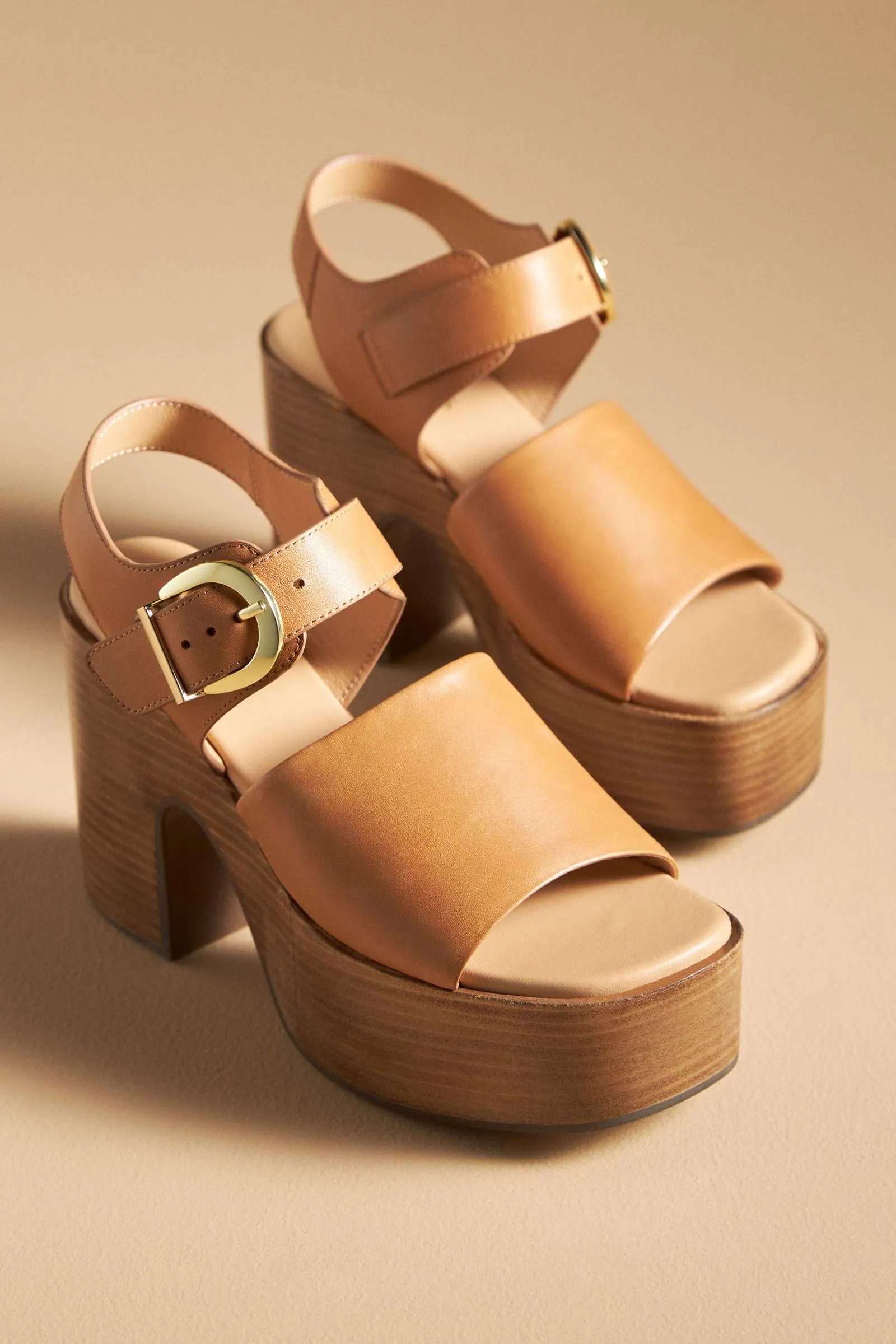 Seychelles Mosh Pit Platform Sandals in Tan
