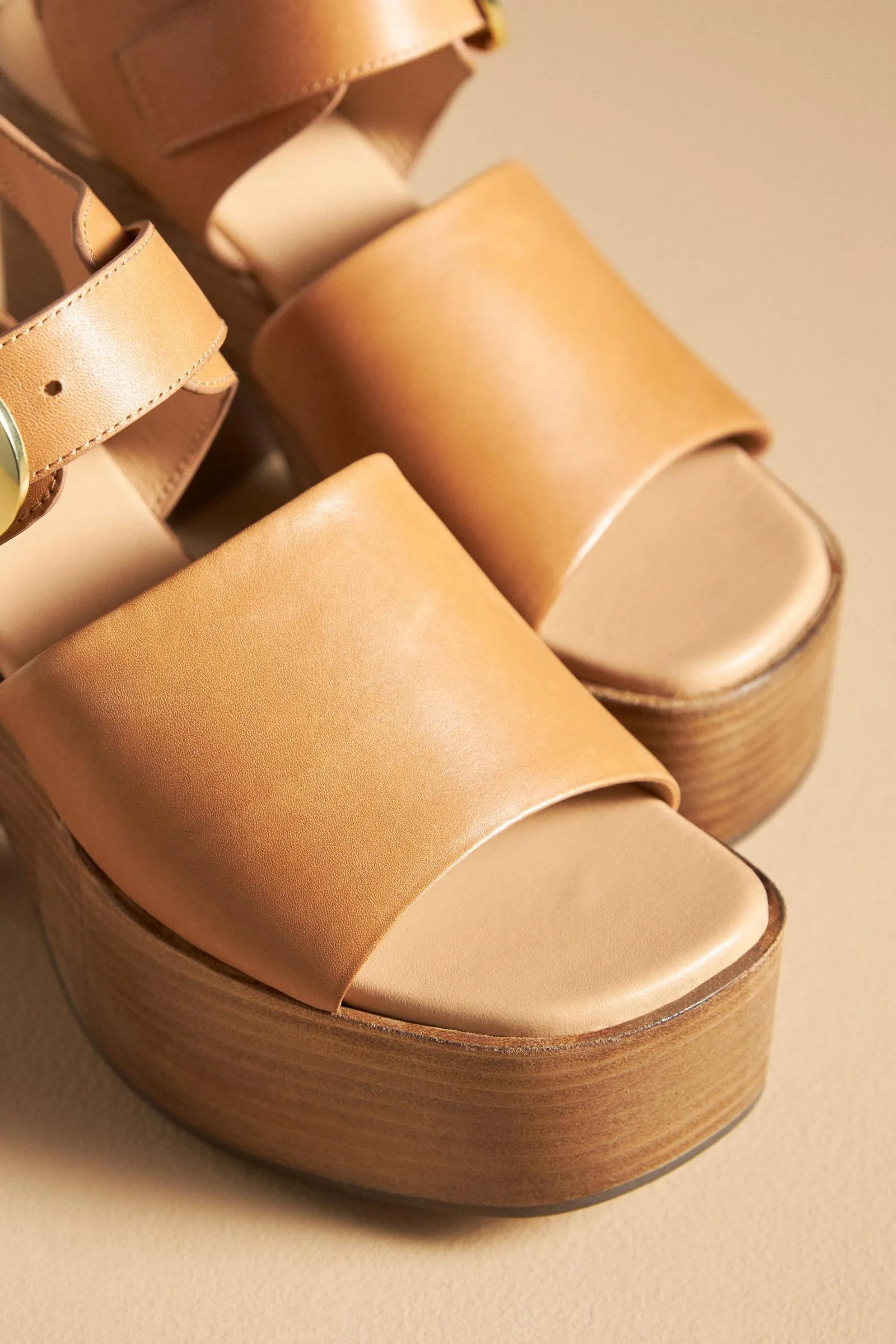 Seychelles Mosh Pit Platform Sandals in Tan