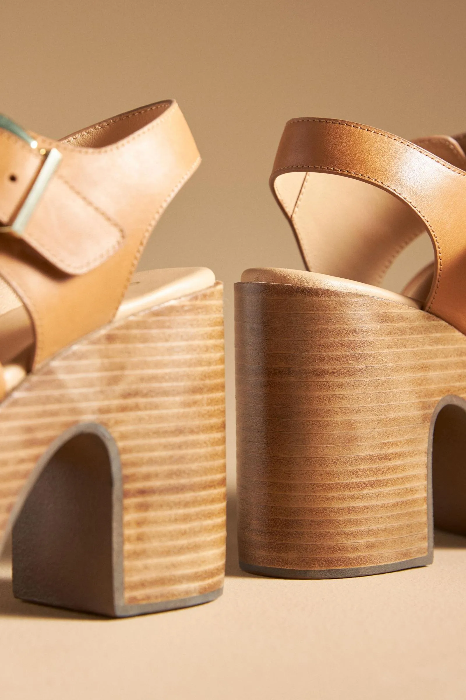 Seychelles Mosh Pit Platform Sandals in Tan