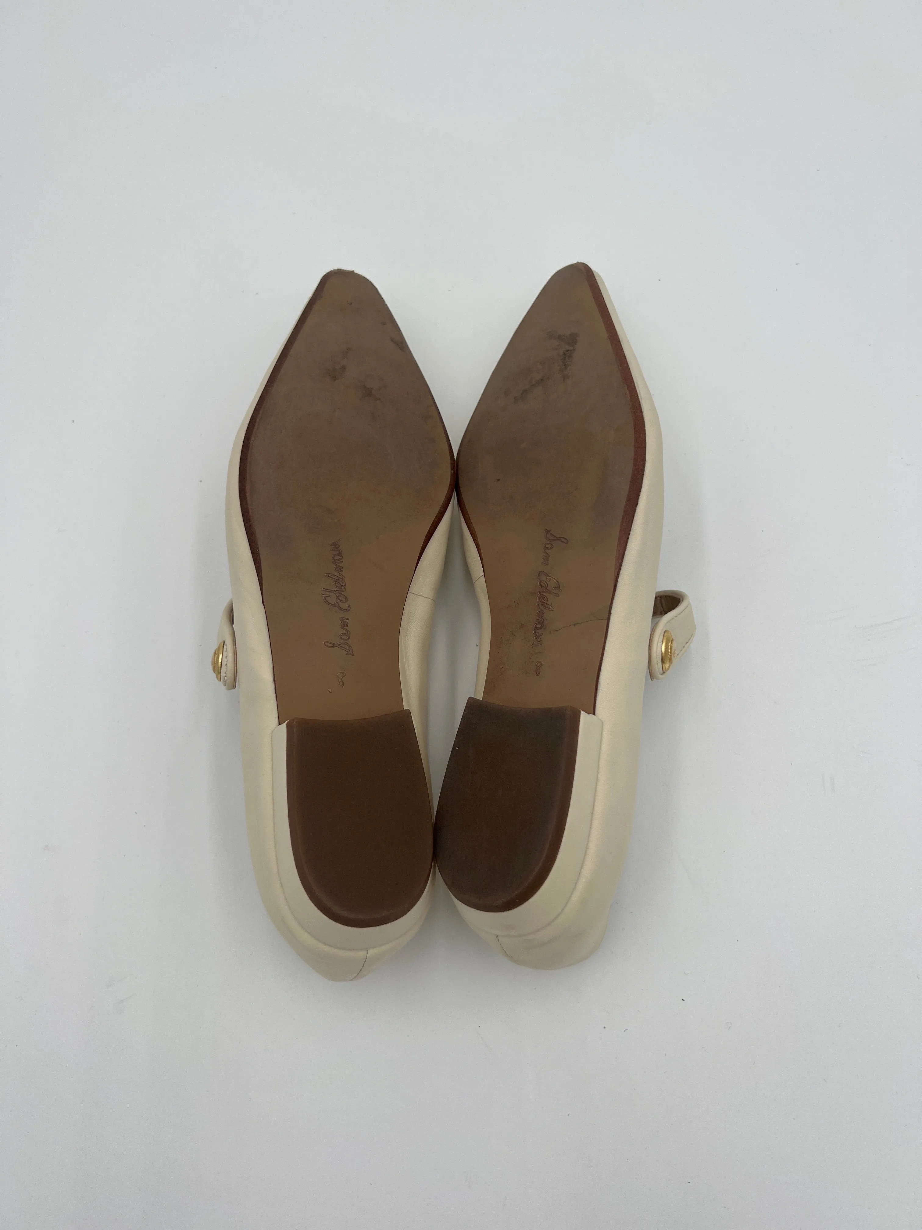 Shoes Flats By Sam Edelman In Cream, Size: 8