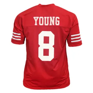 Steve Young Unsigned San Francisco Red Football Jersey
