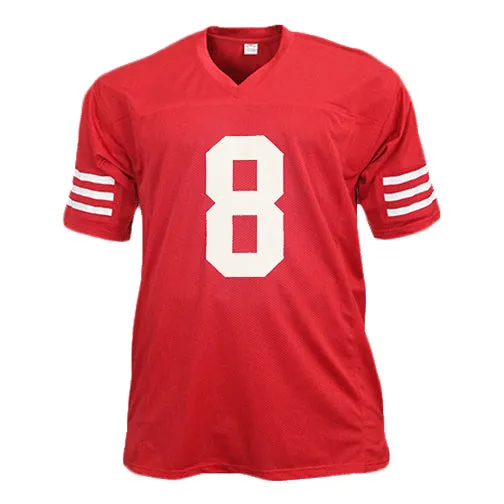 Steve Young Unsigned San Francisco Red Football Jersey
