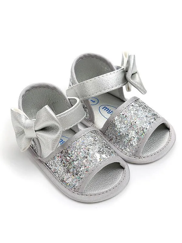 Summer Soft Sole Sequin Anti-Slip Sandal for Baby Girls